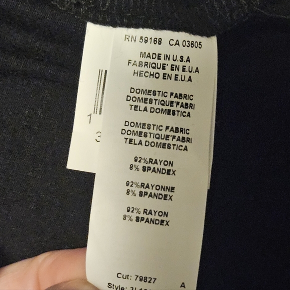 NWT Karen Kane Star Print Plus Size Top: Black W/Purple: Size- 1X - Picture 12 of 13